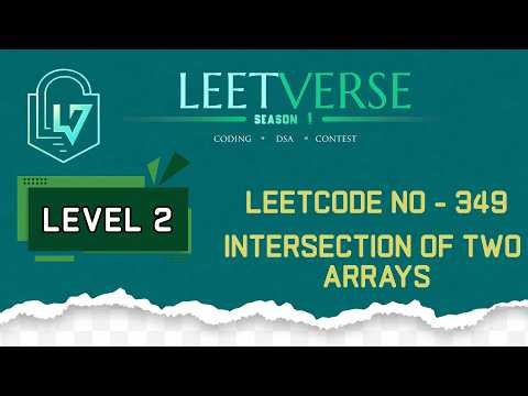 LeetCode 349 | Intersection of Two Arrays
