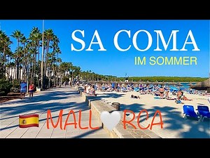 Sa Coma🌴🏖️MALLORCA island❤️Shopping & Beach❤️spain 🇪🇸#mallorca #travel #video