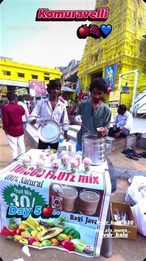 JUICOO FRUTZ mix…🍎🍇..and Ragi java.. #komuravelli fruits #smallbusiness