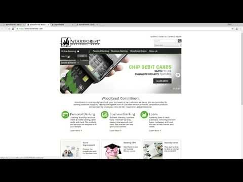 Woodforest National Bank Online Banking Login Tutorial