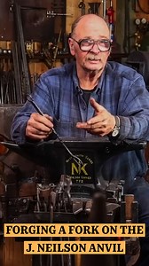 Forging a Fork on the Legendary Mastersmith Anvil 🔨 | Black Bear Forge