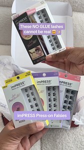 83K views · 315 reactions | ✨ Flawless lashes made easy! ✨ Say hello to the first-ever press-on under lash application! Achieve perfection in just 5 seconds with imPRESS Press-on Falsies.   No glue, no mistakes ⏰ 24-hour hold guaranteed  Safe for natural lashes Just press on & go! | imPRESS Lashes | Facebook