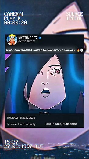 ITACHI & ADULT SASUKE VS MADARA UCHIHA ☠️🔥 #naruto #narutoshippuden #itachi #sasuke #shorts