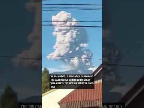 Indonesia’s Mount Merapi has erupted, sending a towering column of volcanic ash nearly 2 kilometers