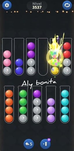 Ball sort puzzle level 3537 #resolución #games #nivel #puzzle #level #game #gameplay #gaming