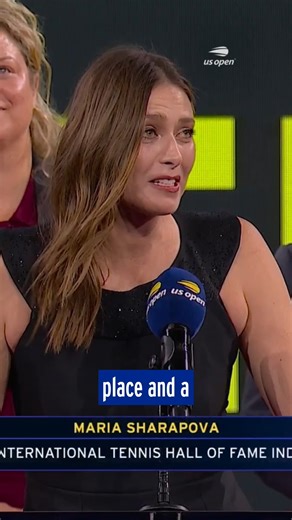 1.7M views · 35K reactions | Always great to have Maria Sharapova back at the US Open! Tonight she received her ring from the International Tennis Hall of Fame. | US Open Tennis Championships | Facebook