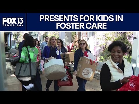 Tampa General-USF Health donates presents for kids in foster care