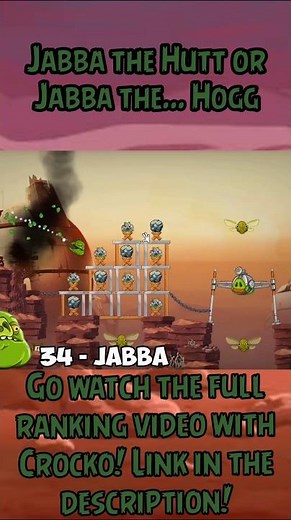 Explaining/Ranking Angry Birds Star Wars II Characters: Jabba #angrybirds #angrybirdsstarwars