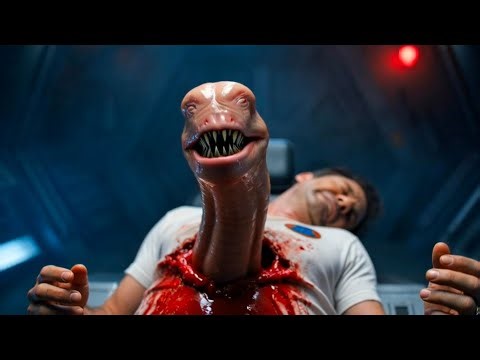 The Alien Chestburster Horror Movie Scene