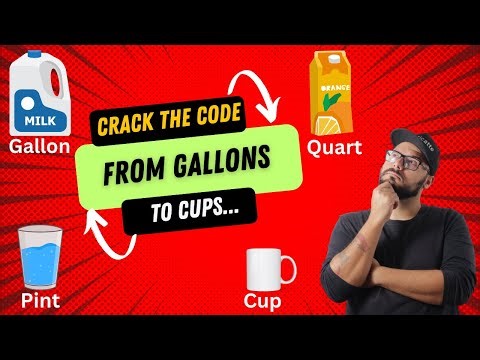 How to Memorize Gallons, Quarts, Pints, and Cups