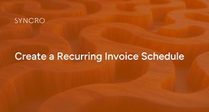 Create a Recurring Invoice Schedule