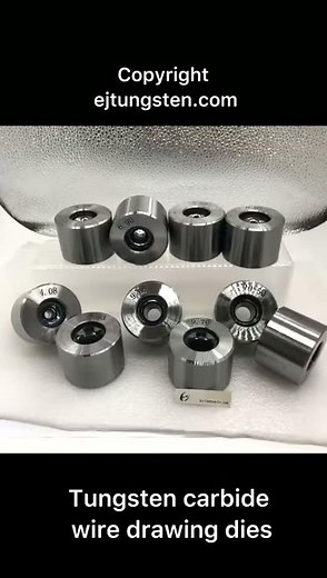 Tungsten carbide wire drawing dies producing process.