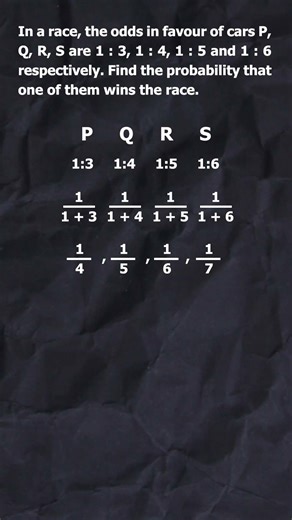 🔥 Aptitude Probability Trick Question | Race Odds Problem Explained | Placement Maths Shortcut