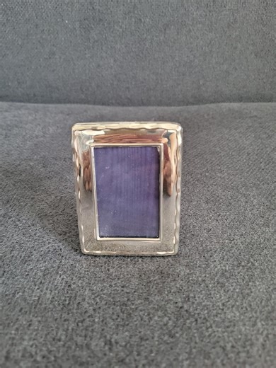Stilvoller Vintage-Fotorahmen aus Sterlingsilber