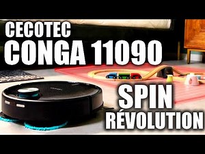 CECOTEC CONGA 11090 SPIN RÉVOLUTION - Test du meilleur aspirateur robot laveur de sol 2024 ?