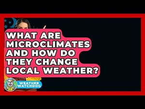 What Are Microclimates And How Do They Change Local Weather? - Weather Watchdog