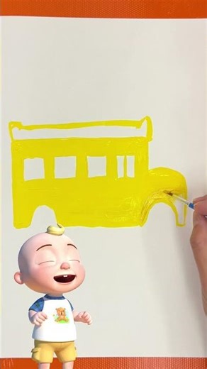 Painture facile pour bébé ! @CoComelonFrancais #shorts #cocomelon #codytime