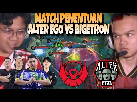 PENENTUAN KUBU MERAH !! PANAS GINI MATCHNYA COY !! ALTER EGO VS BIGETRON MATCH 3 - MPL S16