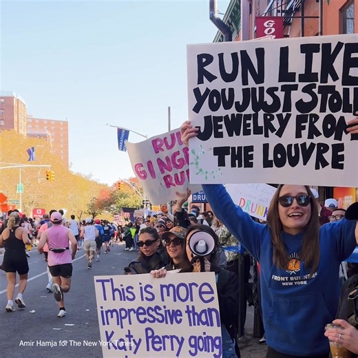 Starting in Staten Island and winding through all five boroughs, the 26.2-mile race brought fans out in the thousands to cheer for professional and first-time marathon runners. It was a record-setting day as more than 50,000 athletes packed the streets for the 2025 New York City Marathon. https://nyti.ms/3Li6NWe | The New York Times