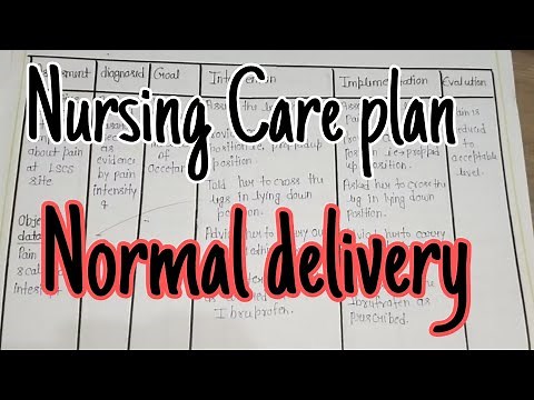 Nursing Care plan on Normal Delivery/ Labor NCP on normal delivery