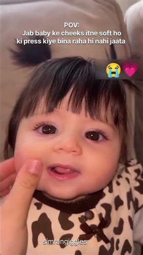 These baby cheeks are impossible to resist 😭❤️| #shorts
