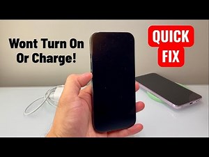 My phone won’t turn on or charge, stopped working - fixed