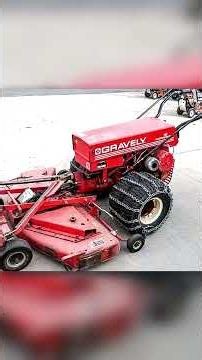 American Gravely 5260 walk-behind tractor (1978, USA)