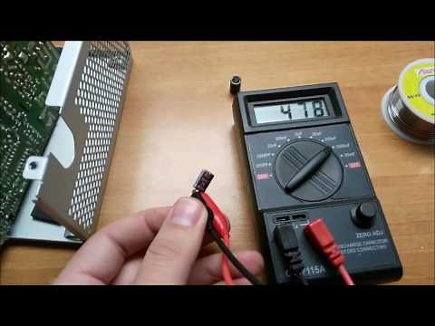 How to replace power supply capacitors and also repair the noisy fan