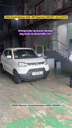 Choose Your Suzuki Spresso Color: White, Gray or Red?