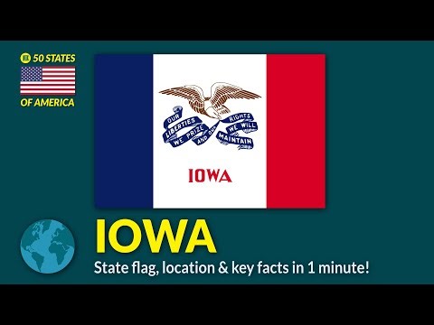 Iowa State Flag & Facts
