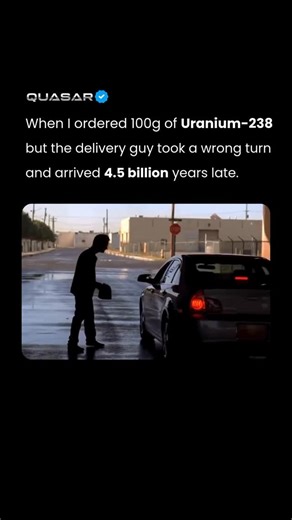 Quasar Quest | Beyond Astrophysics on Instagram: "I wasn’t being dramatic. This is what happens when you deal with radioactive elements. Uranium-238 doesn’t decay like normal things break down. It changes painfully slowly. So slowly that half of it takes about 4.5 billion years just to disappear. That’s roughly the age of Earth itself. So when Jesse yells “Where’s my other half?” Physics quietly answers: not anytime soon. This idea is called half-life. It’s not about when something fully disappe
