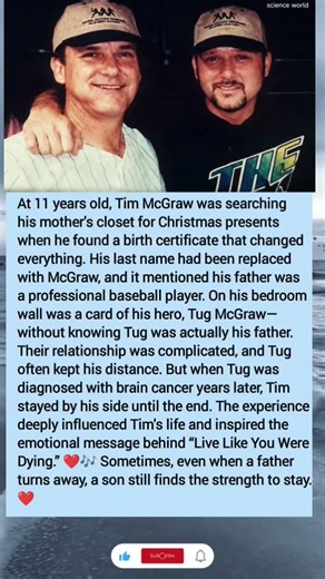 Tim McGraw’s Heartbreaking Story About His Father Tug McGraw ❤️😢🎶