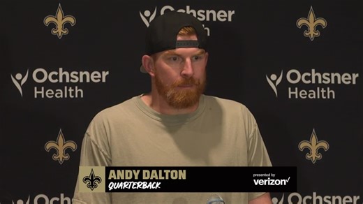 Andy Dalton Postgame Interview | Bucs vs. Saints Monday Night Football | 2022 NFL Week 13