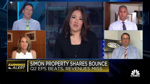 10K views · 14 reactions | $SPG shares bounce after reporting mixed earnings. @karenfinerman and @BKBrianKelly weigh in on the state of retail. | CNBC Fast Money | Facebook