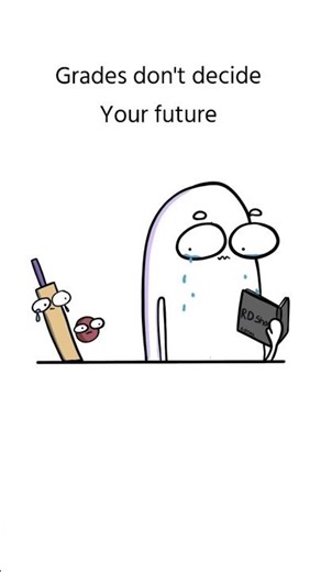 Grades📚don't decide your future 👎 #animation #shortvideo
