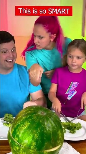 Watermelon Surprise! 😂 #shorts