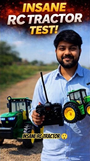 INSANE RC TRACTOR TEST 🔥 | Realistic Mini Tractor in Action! #rctoys #rcdriver #rctoy