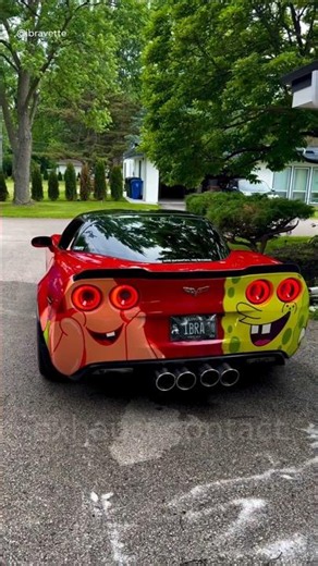 Corvette C6 exhaust sound and flames