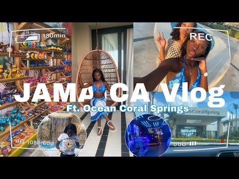 JAMAICA VLOG✨Trelawny •Ocean Coral Springs • Restaurant • Pool👙⛱️