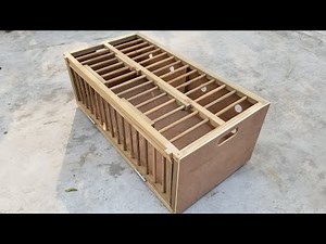 How to Build Wood Training Baskets || Carriers Box for Racing Pigeon