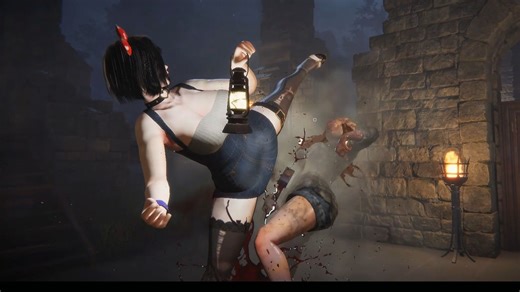 我的游戏开发初期到中期战斗效果的前后对比