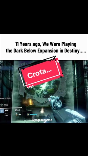 I spent so much time in HS fighting Crota…. #destiny1nostalgia #destinythegame #gaming #nostalgia #destiny1