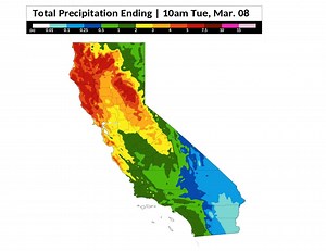 79K views · 580 reactions | Major changes ahead! California could receive large amounts of rainfall these next 7 days. | US National Weather Service Sacramento California | Facebook