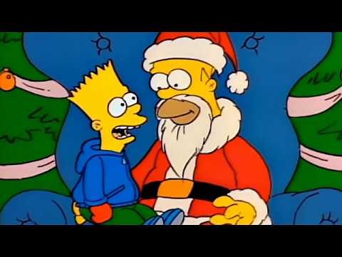 The Simpsons - Homer becomes Santa Claus
