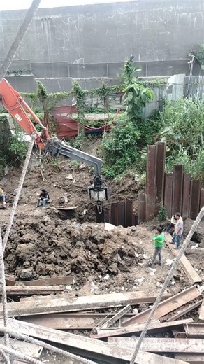 Slope protextion installation. #construction #shorts