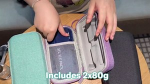 Portable Insulated Cooler Travel Case Fits 2 Zepbound Injector Pens, Tirzepatide Travel Case TSA Approved with 2PCS Reusable Ice Packs, EVA Medicine Organizer for Daily Use (Green,Big)