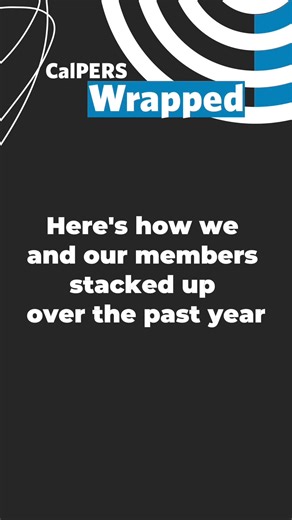 Missed our CalPERS #Wrapped video? Catch up now! 🎁 We rounded up the most interesting stats and highlights from 2024/2025 — touching on everything from retiree trends, enterprise data, and more. 📊 See how our members, employers, and stakeholders stacked up this past fiscal year, and where we stand going into 2026. 💫 Excited for what's ahead! #CalPERS #YearEnd #HappyNewYear | CalPERS