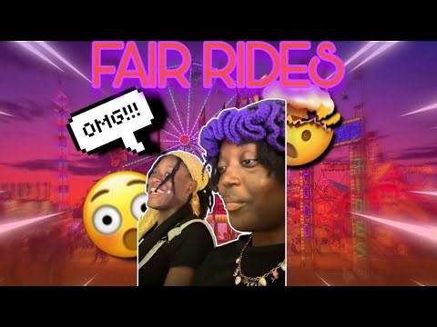 I RODE THE CRAZIEST RIDES AT THE FAIR!! 🎢 #fairrides #trending