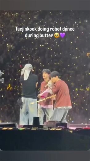 Taekookjin doing robot dance during Butter 🤧💜✨#taekook #vkook #v #jungkook #jin #bts #btsarmy