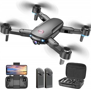 LOPOM JX02 GPS Drone - with 4K HD Camera for Adults Begineer, 40mins F